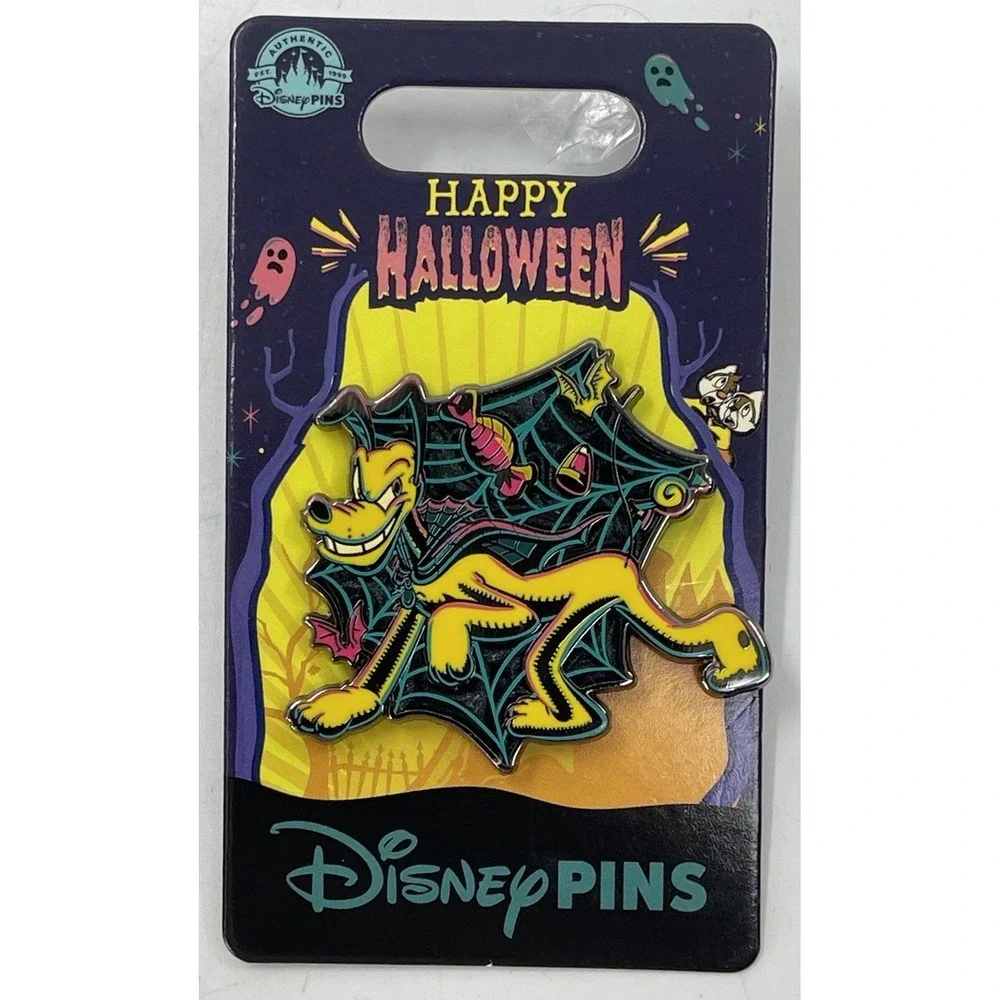 Disney Parks 2023 Happy Halloween Pluto Cobwebs WDW Disneyland New